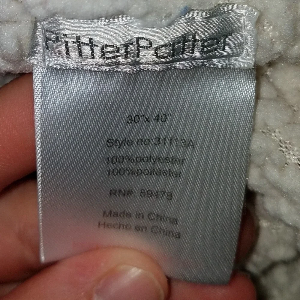 Pitter Patter Pink Minky Dot Fleece Baby Blanket